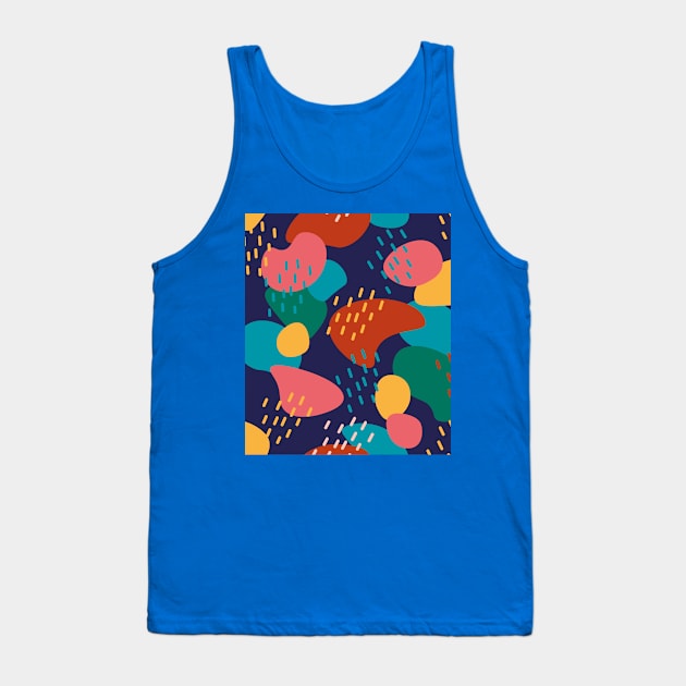 Funny rainbow shapes Tank Top by DropRomance